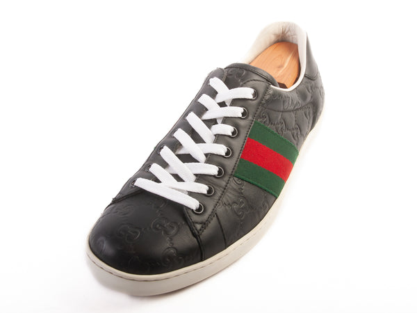 Gucci Black GG Ace Sneakers