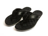 Louis Vuitton Black Nylon and Rubber Slides