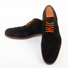 Louis Vuitton Black Suede Wingtip Shoes