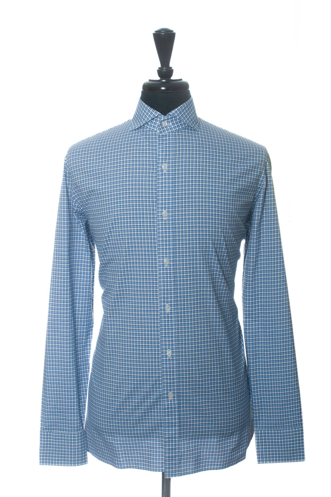 Tom Ford Blue Check Shirt