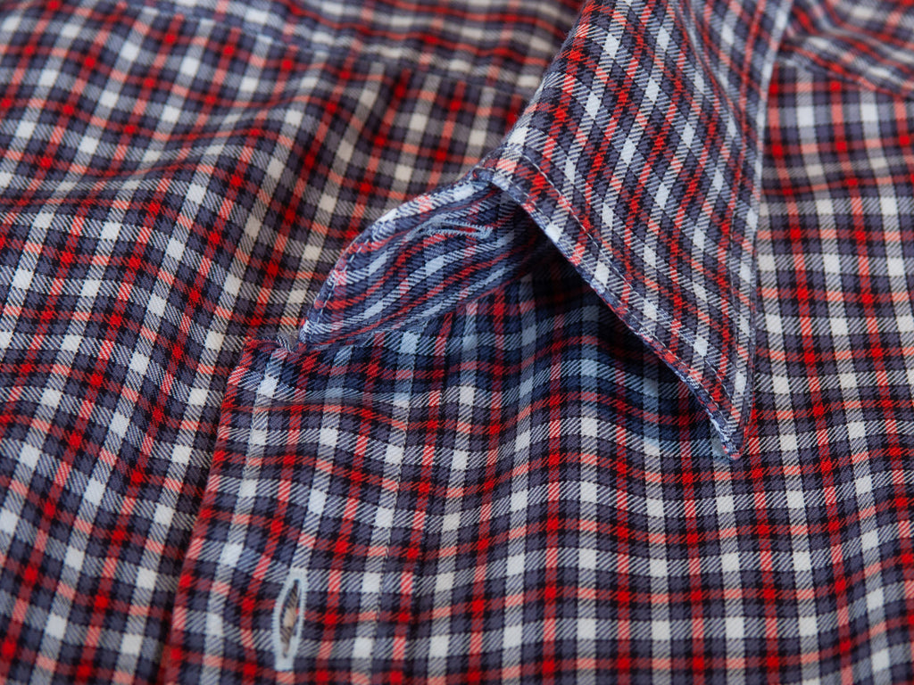 Tom Ford Red Check Flannel Shirt