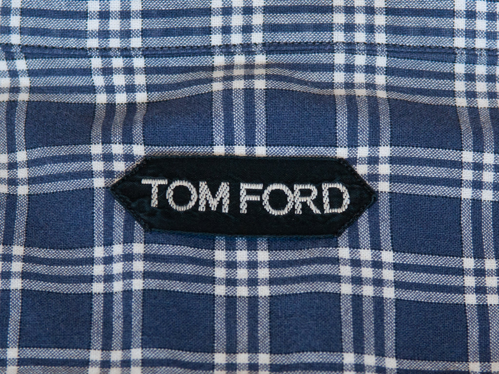 Tom Ford Slate Grey Slim Fit Shirt