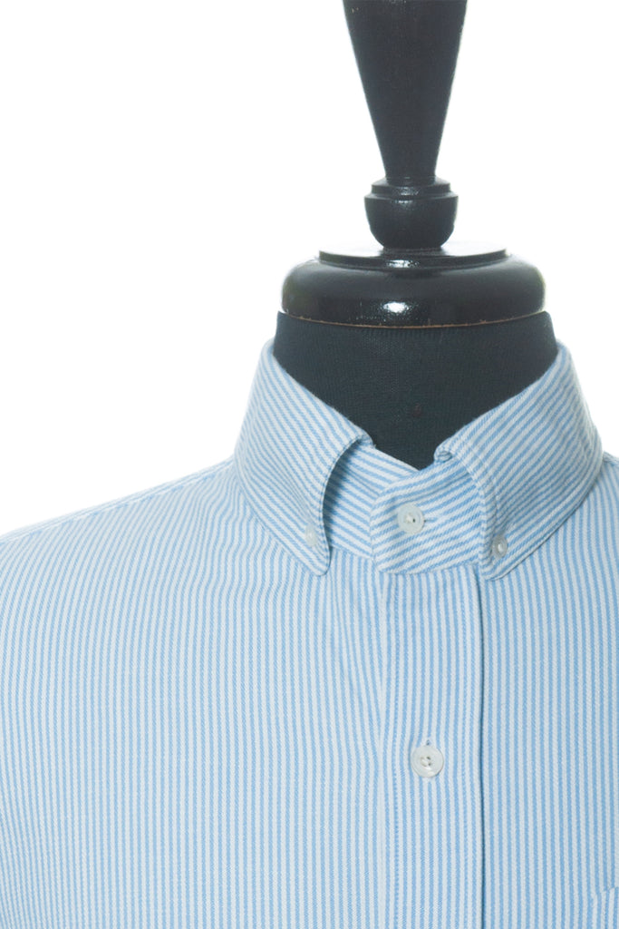 Tom Ford Blue Striped Button Down Shirt