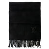 Louis Vuitton Black Pure Cashmere Scarf