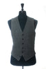 J.Crew Grey Herringbone Tweed Vest