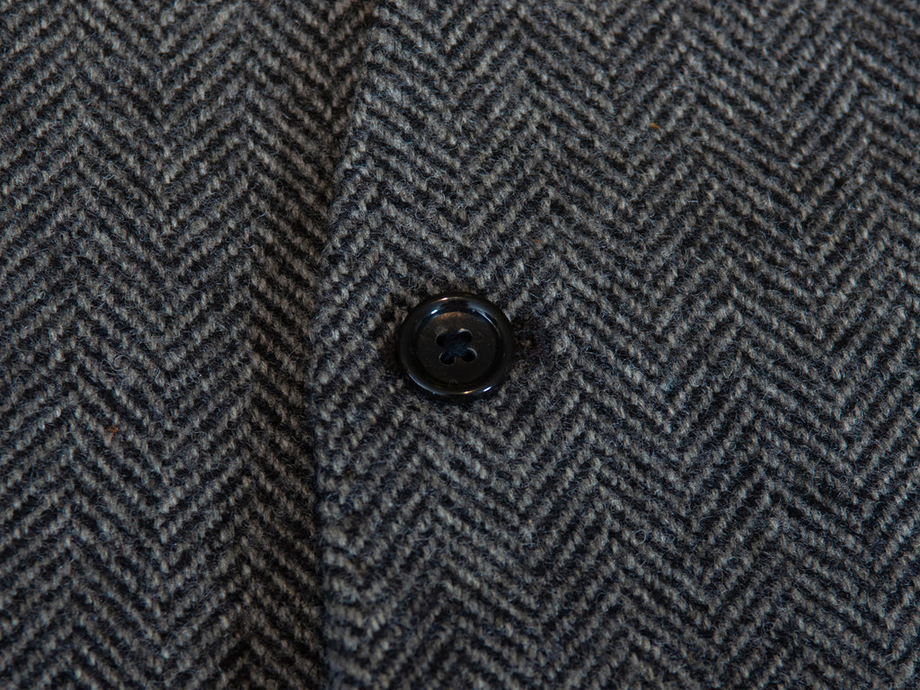 J.Crew Grey Herringbone Tweed Vest