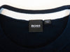 Hugo Boss Dark Blue Wool Crewneck Sweater