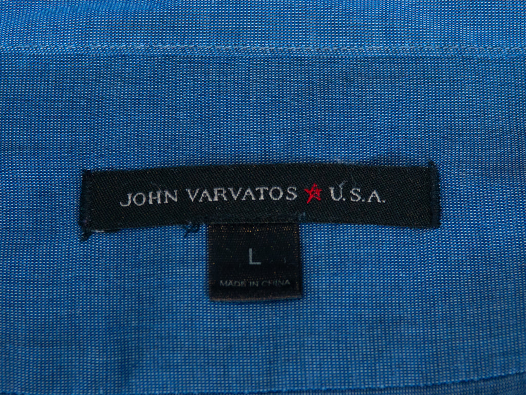 John Varvatos Blue Dress Shirt