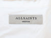 AllSaints White Riviera Long Sleeve Shirt