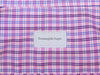 Ermenegildo Zegna Pink Check Slim Fit Dress Shirt