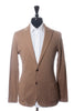 Lardini Brown Knit Peak Lapel Blazer