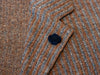 Lardini Grey and Brown Striped Knit Blazer