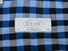 Eton Blue Check Contemporary Fit Button Down Shirt