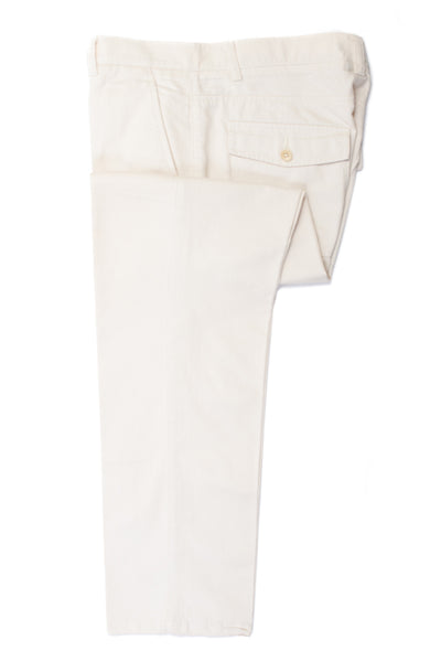 Theory Beige Cotton Waltman Wilmot Casual Pants