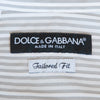 Dolce&Gabbana Grey Striped Tailored Fit Shirt