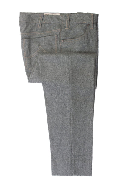 Brunello Cucinelli Grey Flannel 5-Pocket Pants