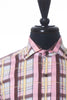 Etro Brown on Pink Check Shirt