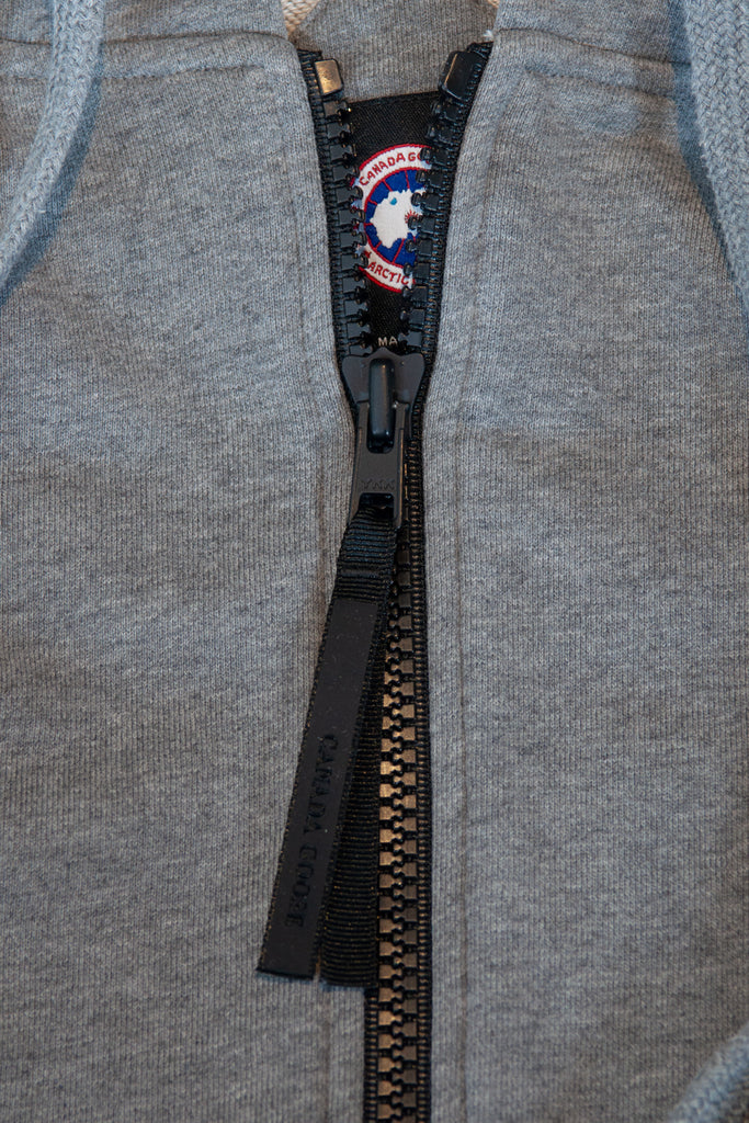 Canada Goose Stone Heather Grey Full Zip Hoodie