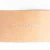 J.Lindeberg Beige Leather Logo Belt