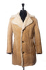 Morlands England Vintage Light Brown Shearling Coat