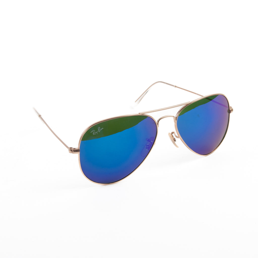 Ray-Ban Gold Large Aviator Sunglasses