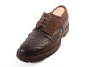 Brunello Cucinelli Brown Suede and Leather Derby Shoes