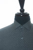 Patrick Assaraf Grey Dotted Twill Fitted Shirt