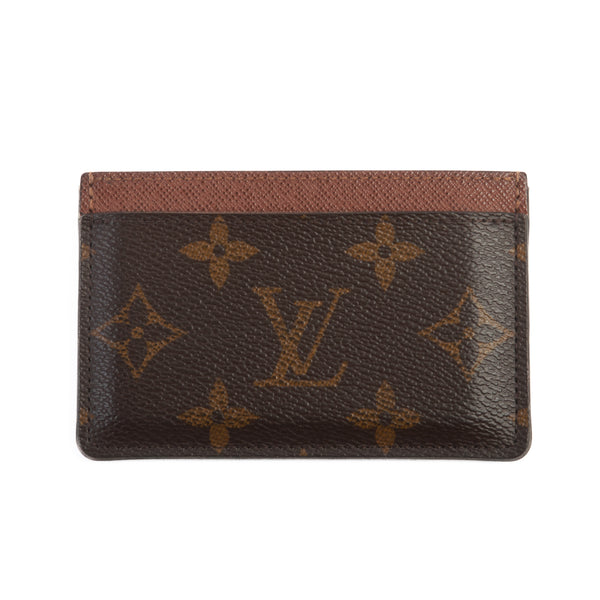 Louis Vuitton Brown Classic Monogram Card Case