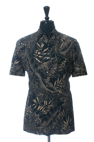 Tori Richard Vintage Leaf Print Short Sleeve Shirt