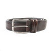 Canali 1934 Brown Tooled Leather Belt