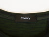 Theory NWT Green Gaskell Lounge Slub Crew Shirt