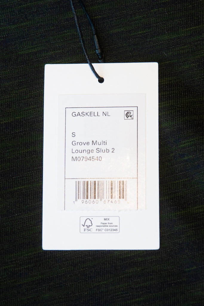 Theory NWT Green Gaskell Lounge Slub Crew Shirt