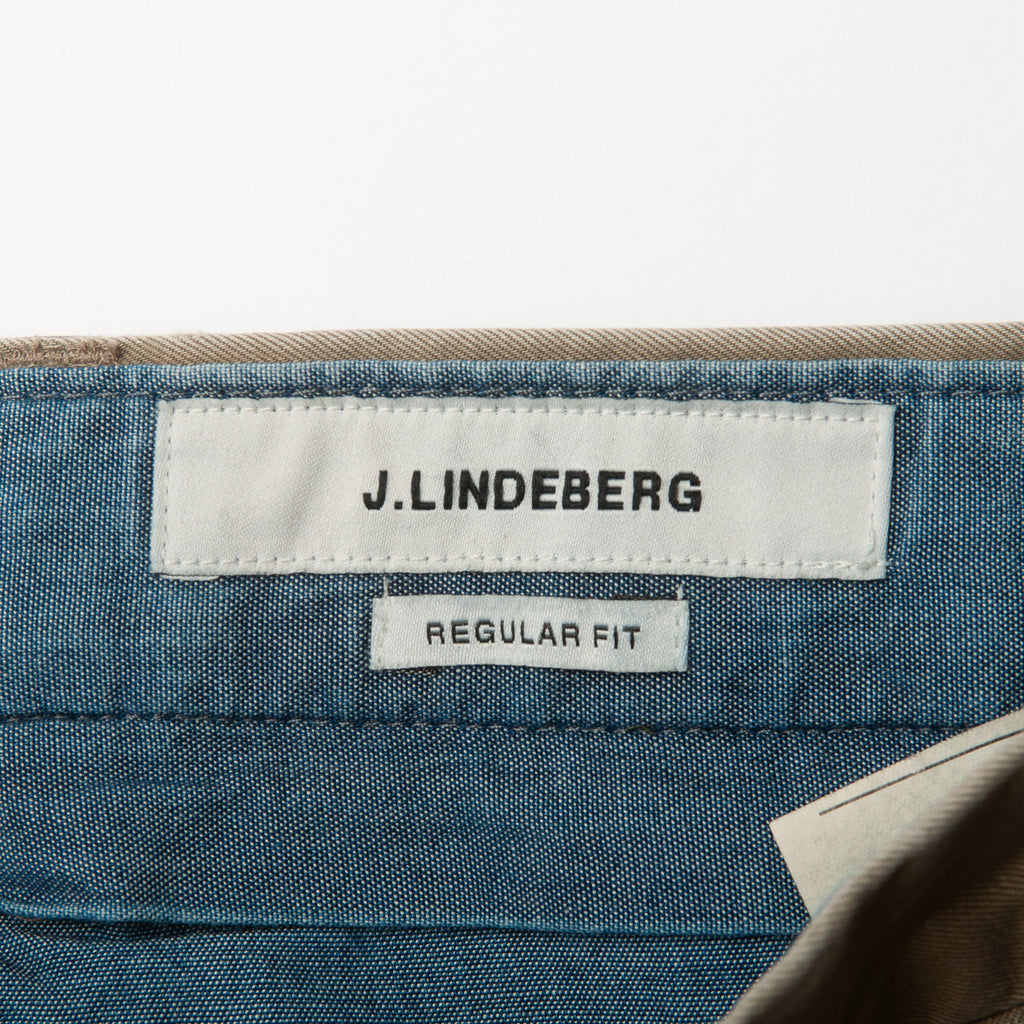 J.Lindeberg Washed Brown Twill Camber Pants