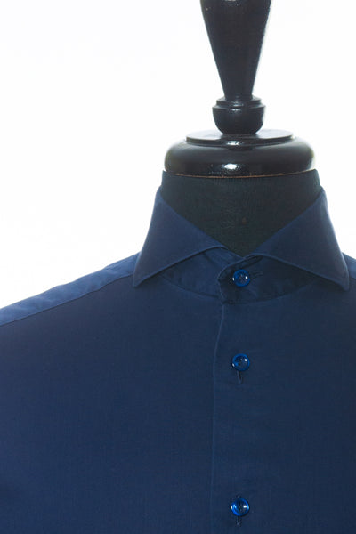 Eton Navy Blue Slim Fit Cambridge Shirt