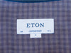 Eton Purple Check Fine Twill Contemporary Fit Shirt