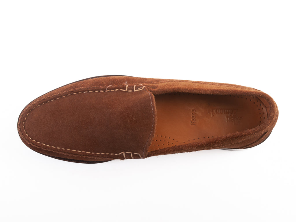 Allen Edmonds Brown Suede Keene Loafers