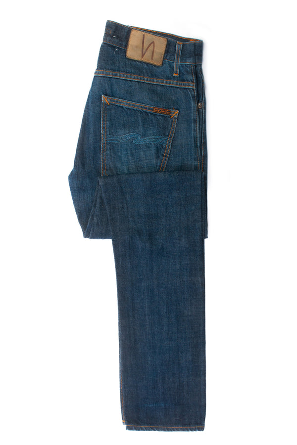 Nudie Blue Open Dry Selvedge Grim Tim Jeans