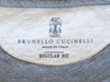 Brunello Cucinelli Grey Regular Fit T-Shirt