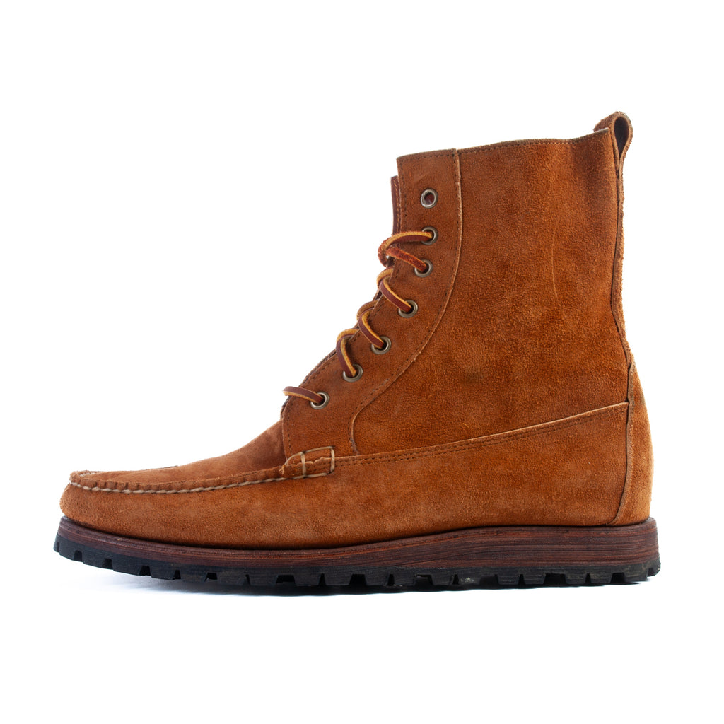 Eastland Brown Suede Moc Toe Boots