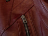 Coach X Champion Mahogany Brown Lamb Leather Jacket