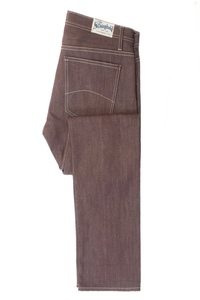 Stronghold Denim Brown Selvedge Jeans