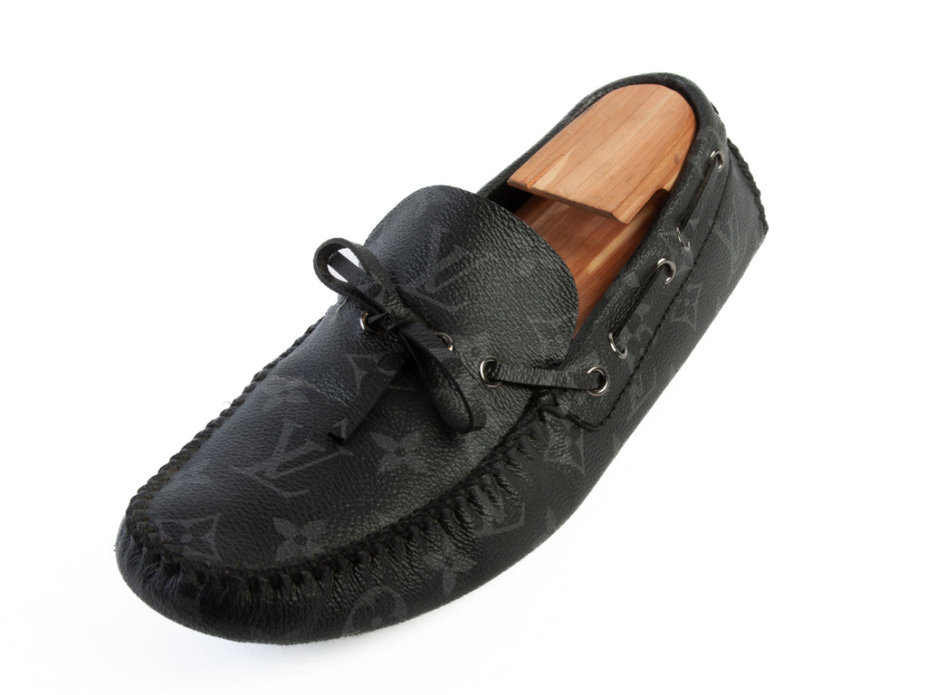 Louis Vuitton Eclipse Black Monogram Arizona Moccasin