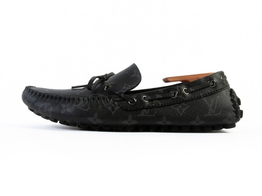 Louis Vuitton Eclipse Black Monogram Arizona Moccasin