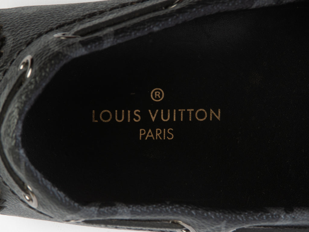 Louis Vuitton Eclipse Black Monogram Arizona Moccasin