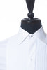 Eton White Slim Fit Savoy French Cuff Formal Shirt