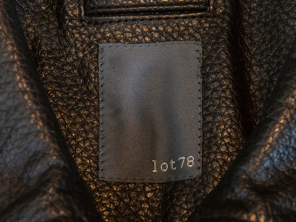 Lot78 Dark Brown Leather Jacket
