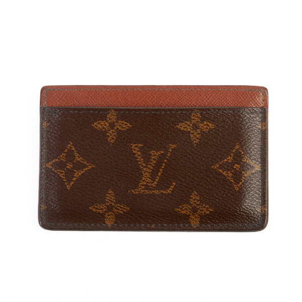 Louis Vuitton Brown Classic Monogram Card Case