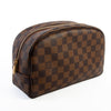 Louis Vuitton Brown Ebene Damier Dopp Kit