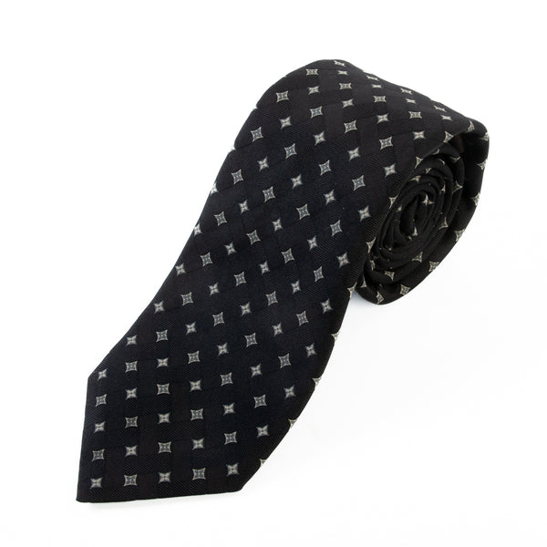 Louis Vuitton Black Patterned Tie