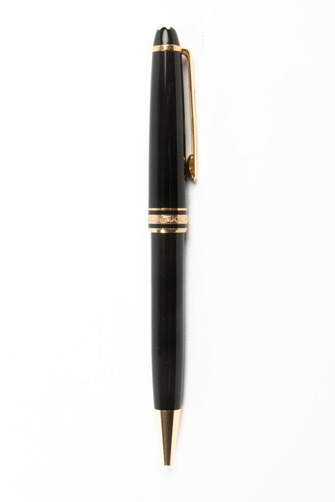 Montblanc Black Meisterstuck Gold-Coated Classique Ballpoint Pen